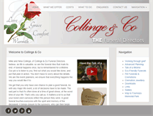 Tablet Screenshot of collinge.co.za